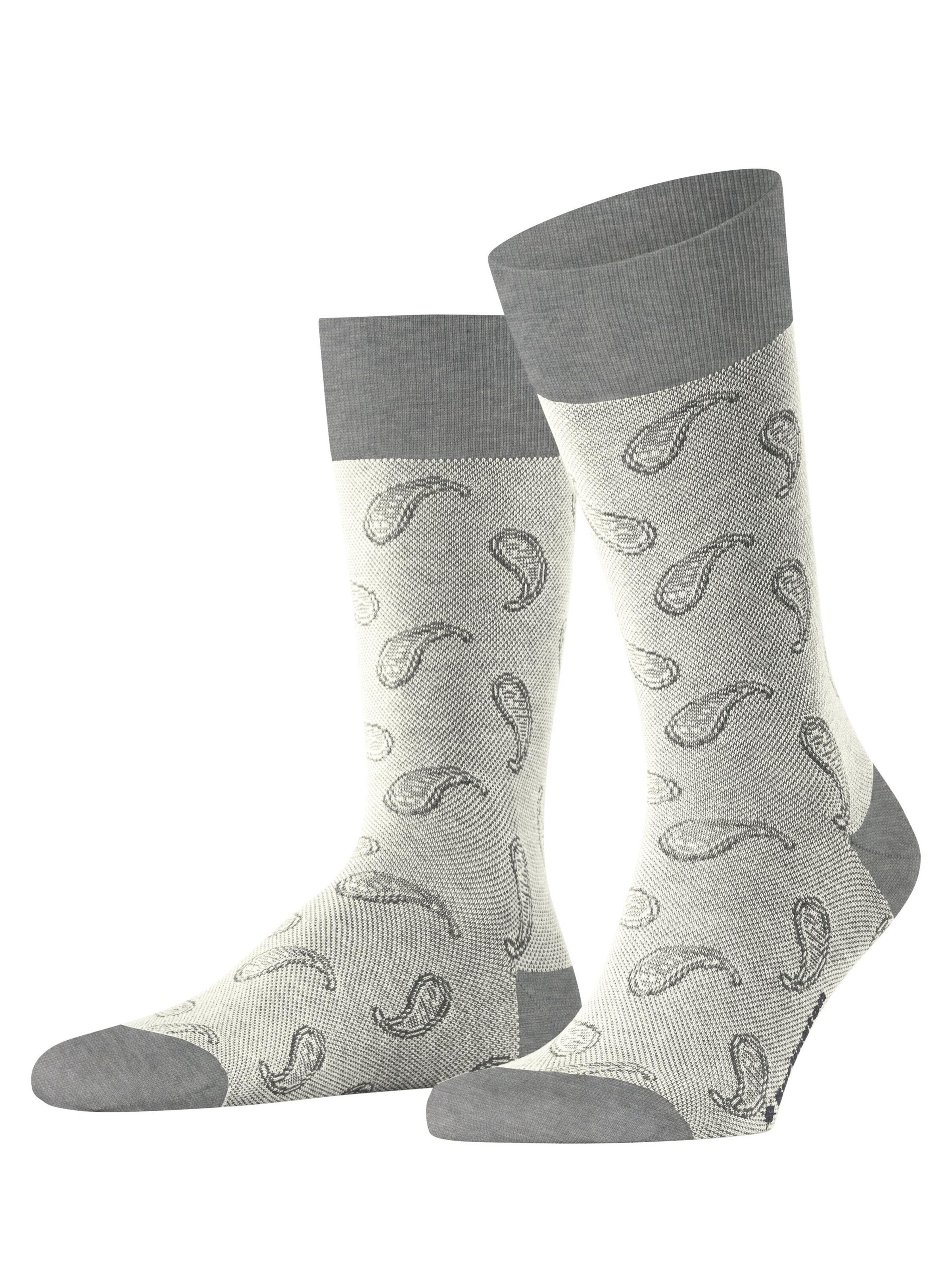 BURLINGTON Socken 'Paisley'‌‌‌‌ in Grau: Vorderseite