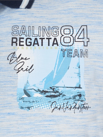 Jan Vanderstorm Shirt 'Gilgi' in Blue