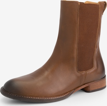 Mysa Chelsea boots in Bruin: voorkant