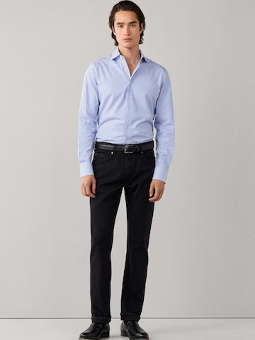 Hackett London Comfort fit Zakelijk overhemd in Blauw