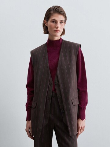 Scalpers Scdoublestripes Vest ' ' in Pink: Vorderseite