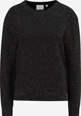 comma casual identity Sweater in Black: front