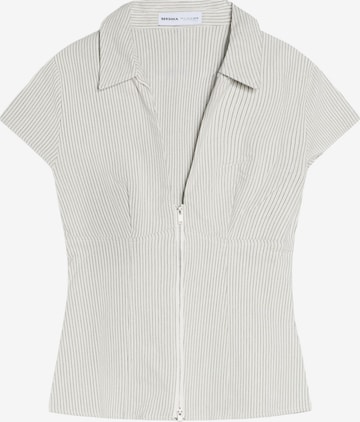 Camicia da donna di Bershka in bianco: frontale