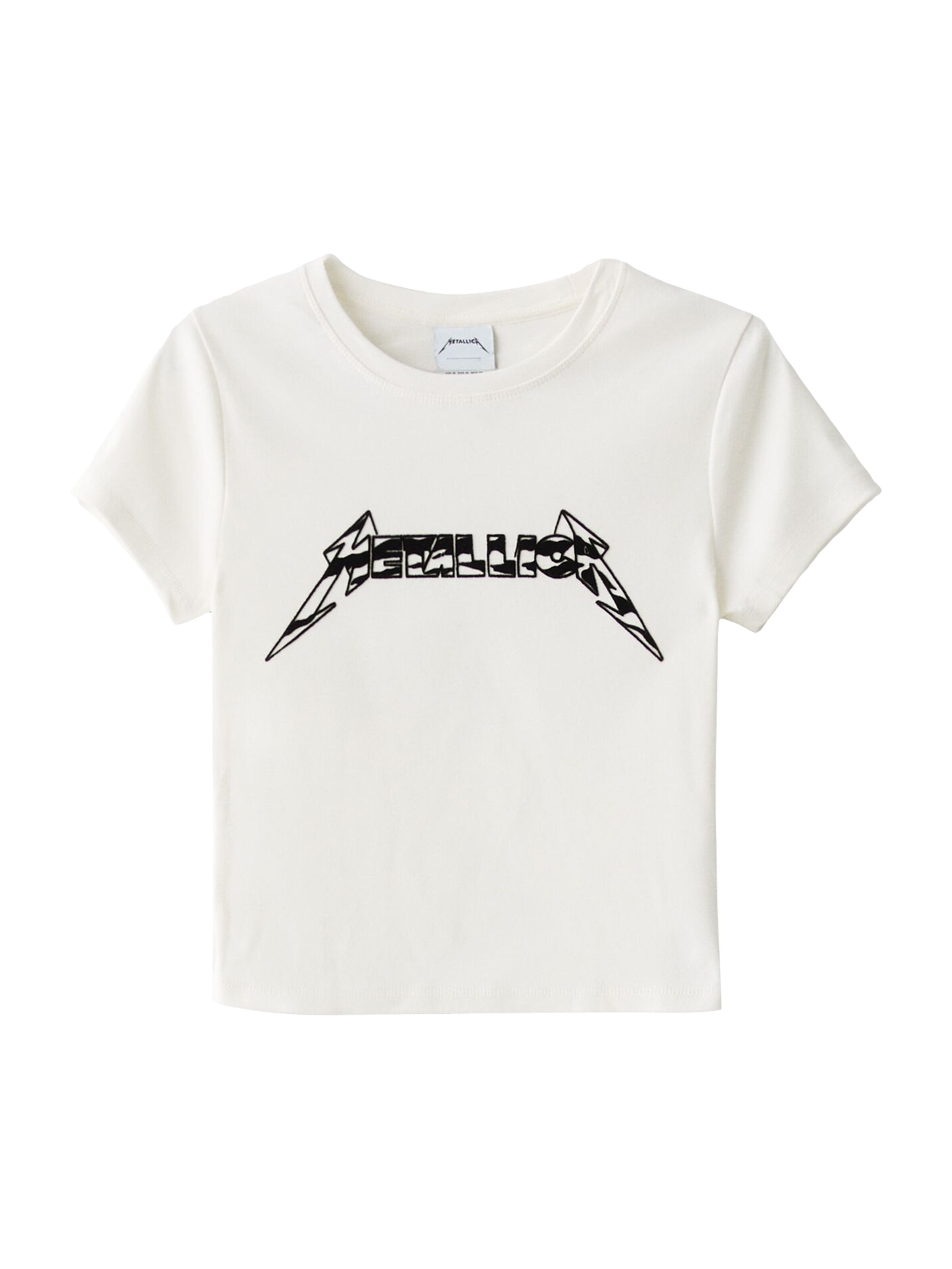 Bershka Tričko - Biela: predná strana