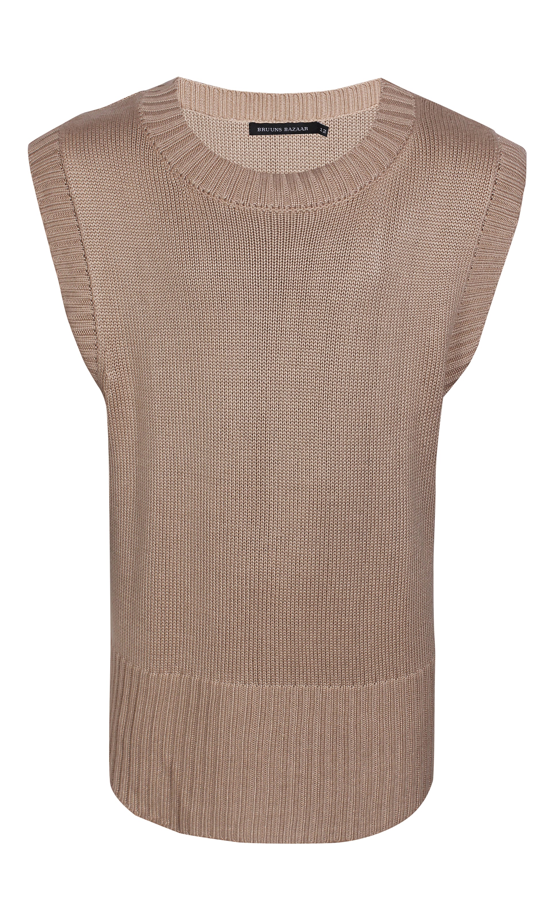 Bruuns Bazaar Kids Kampsun, värv beež: eest vaates