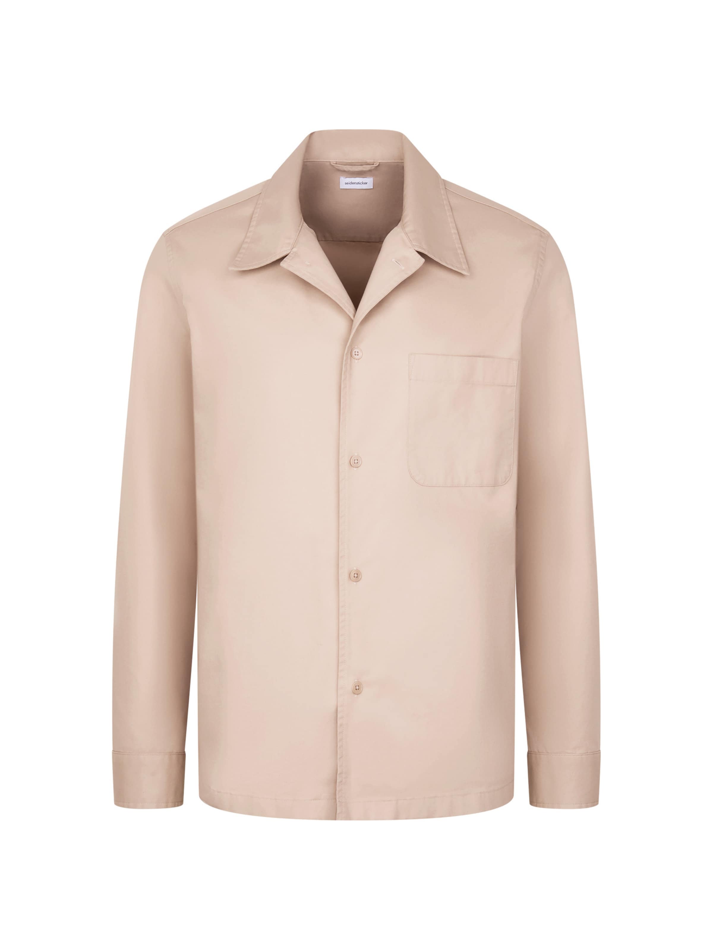 Coupe regular Chemise SEIDENSTICKER en beige : devant