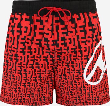 Shorts de bain 'NICO' DIESEL en rouge : devant