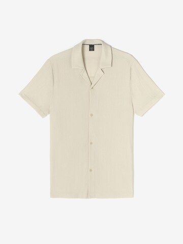 Le Temps Des Cerises Regular fit Overhemd 'Velab' in Groen: voorkant