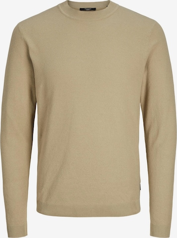 JACK & JONES Sweater 'Marcus' in Brown: front