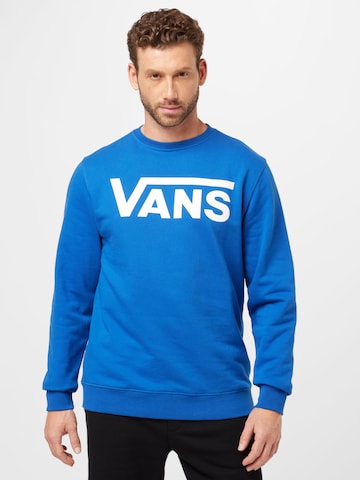 VANS Sweatshirt in Blue: front