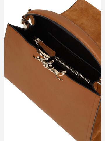 Karl Lagerfeld Handbag 'Karl Lagerfeld Sac à poignée supérieure K/Signature Tan Foncé' in Brown