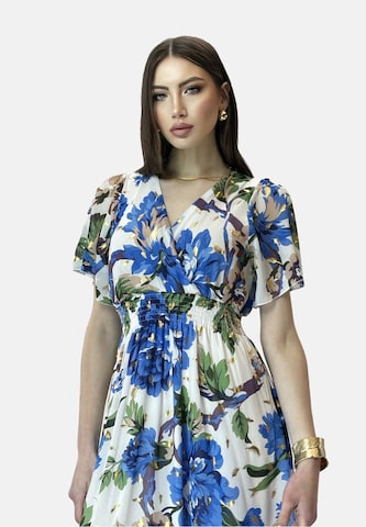 Robe d’été Elara en bleu