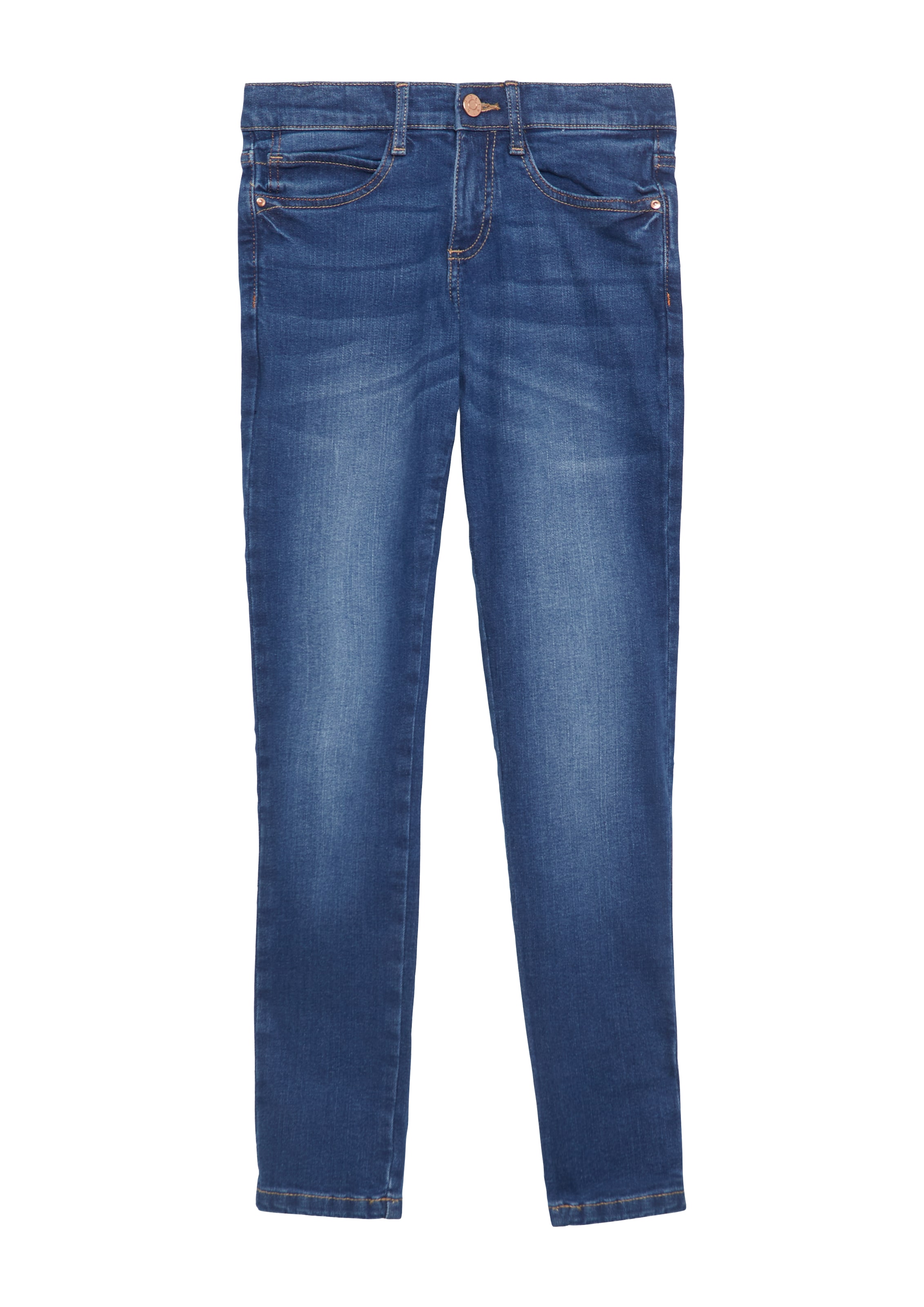 s.Oliver Slimfit Jeans 'Suri' in Blauw: voorkant
