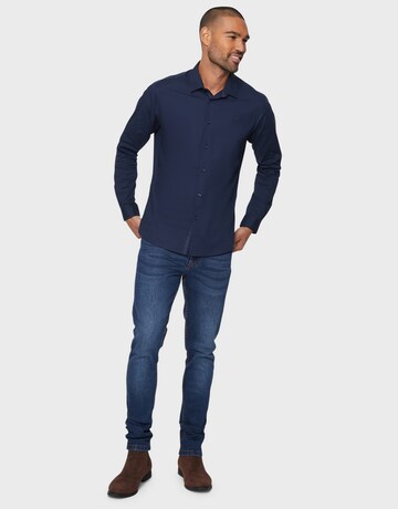 Threadbare Regular Fit Hemd 'Olly' in Blau