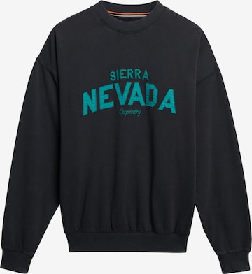 Superdry Sweatshirt in Zwart: voorkant