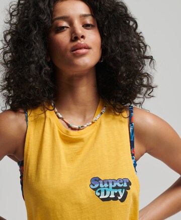 Superdry Top 'Cali' in Yellow