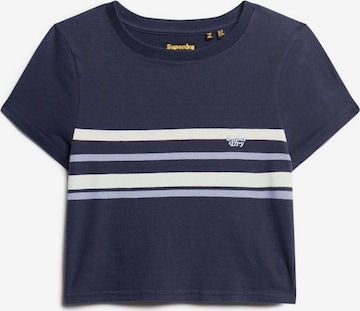 Superdry T-Shirt in Blau: predná strana