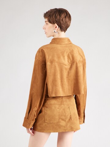 Monki Bluse in Braun