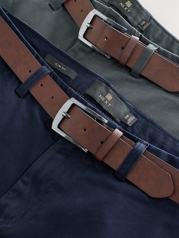 Next Slimfit Chino nadrág - kék