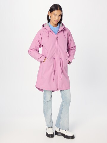 Parka mi-saison 'Friese Island' Derbe en violet : devant