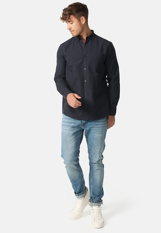 INDICODE JEANS Regular fit Zakelijk overhemd ' Kepner ' in Blauw