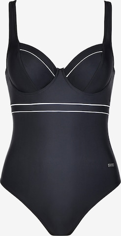 NATURANA Swimsuit in Black: front