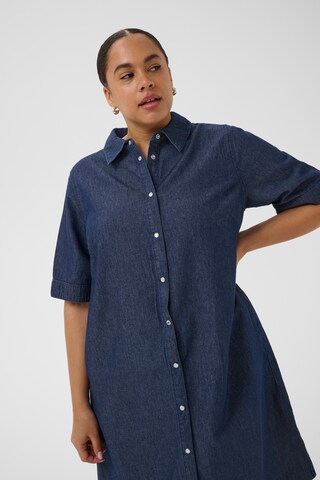 KAFFE CURVE Kleid 'KCJada' in Blau
