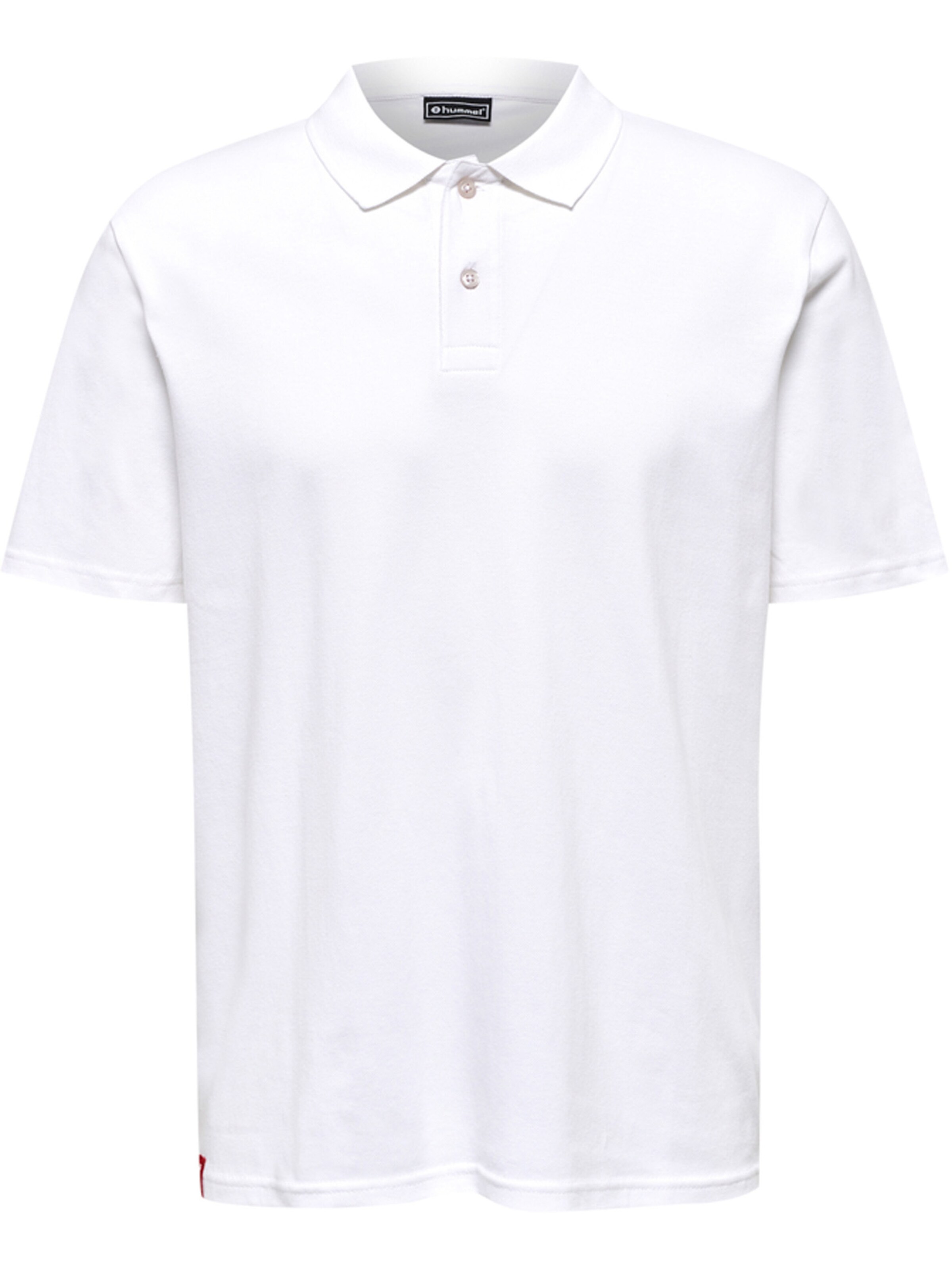 Hummel Performance shirt 'Red' in White: front