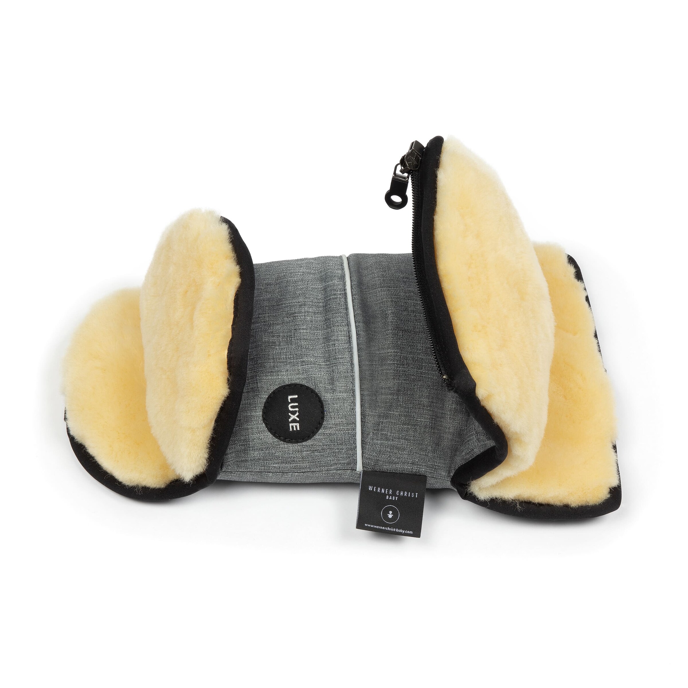 Werner Christ Baby Pushchair Accessories 'Glovy Luxe' in Grey