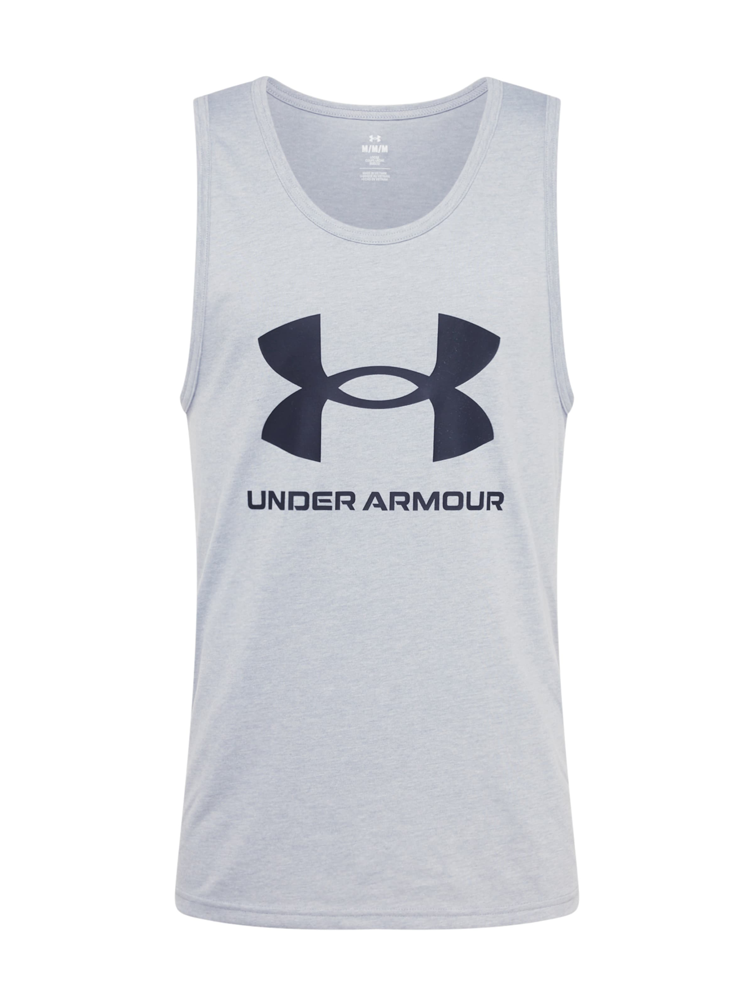 UNDER ARMOUR Funkčné tričko - Sivá: predná strana