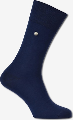 Chaussettes 'Firenze' Carlo Colucci en bleu : devant