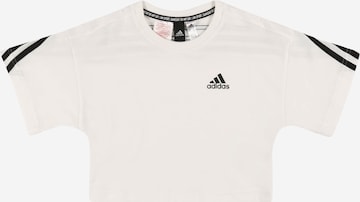 ADIDAS PERFORMANCE T-Shirt in Weiß: front