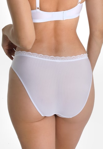 Slip 'LOVELY STRIPE' sassa en blanc