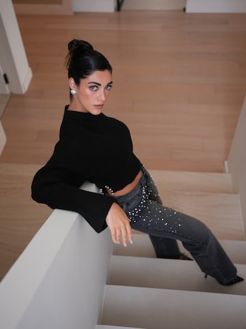 MYLAVIE by Sarah Harrison Wide leg Τζιν σε γκρι