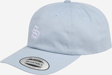 Casquette Urban Classics en bleu : devant