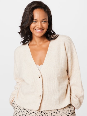 Guido Maria Kretschmer Curvy Cardigan 'Nathalie' i beige: forside