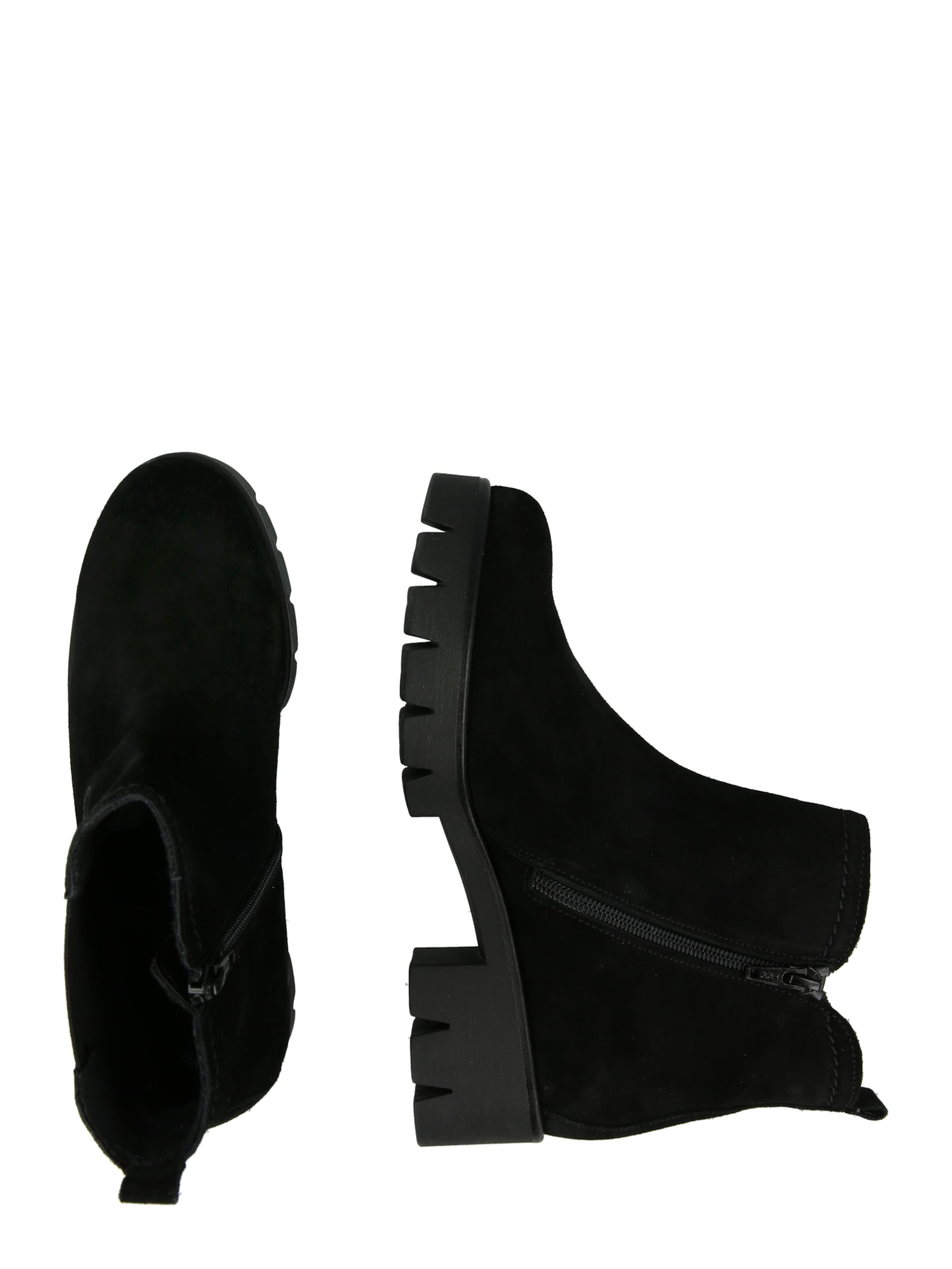 GABOR Členkové čižmy - Čierna: bočná strana