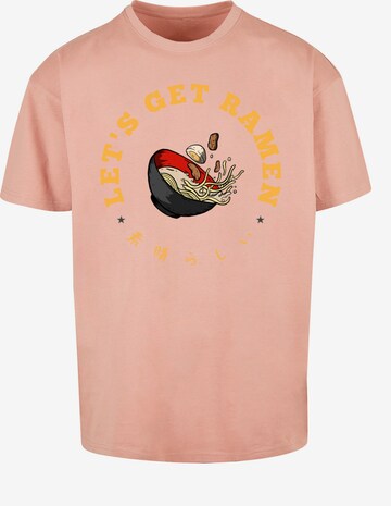 F4NT4STIC Shirt 'Lets get Ramen' in Orange: front