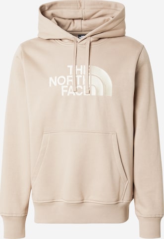 Felpa 'DREW PEAK' di THE NORTH FACE in grigio: frontale