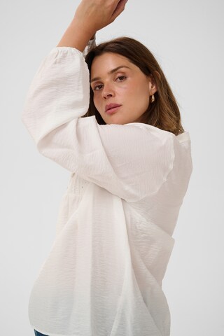 KAFFE CURVE Blouse 'Galine ' in Wit