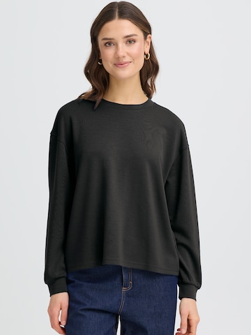 Sweat-shirt 'FRCOREA' Fransa en noir : devant