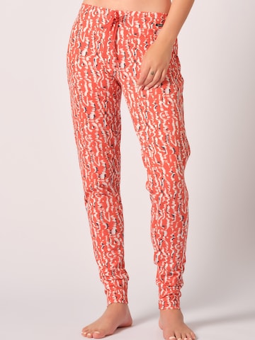 Skiny Pyžamové nohavice - oranžová: predná strana