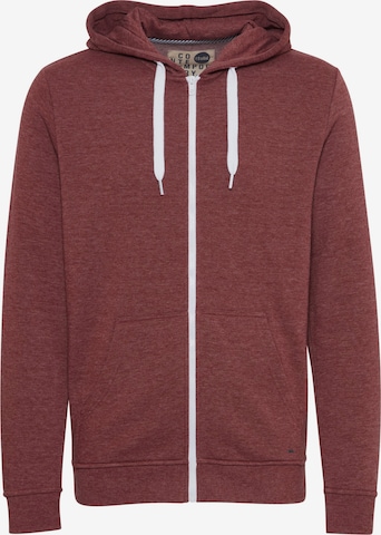 !Solid Zip-Up Hoodie 'Olli' in Red: front