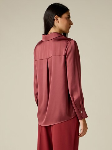 Camicia da donna di oltre in rosso