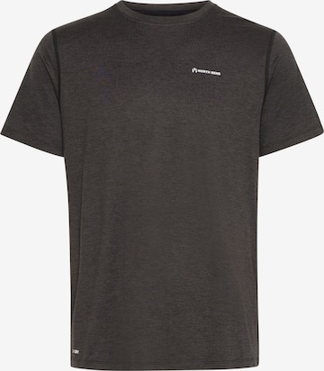 T-Shirt fonctionnel 'NBAdrian M' North Bend en marron : devant
