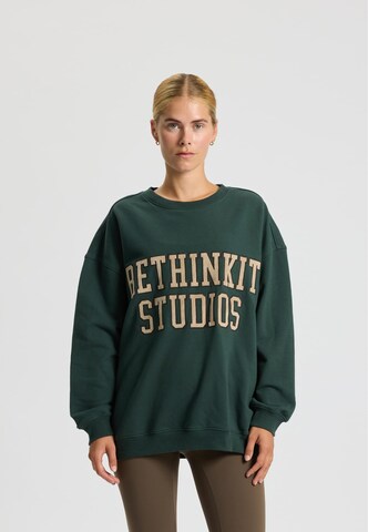 rethinkit studios Sweatshirt in Green: front