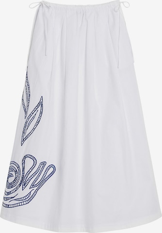 balta Desigual Sijonas: priekis