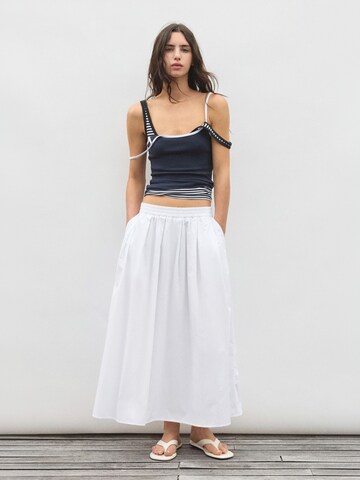 Pull&Bear Rock in Weiß