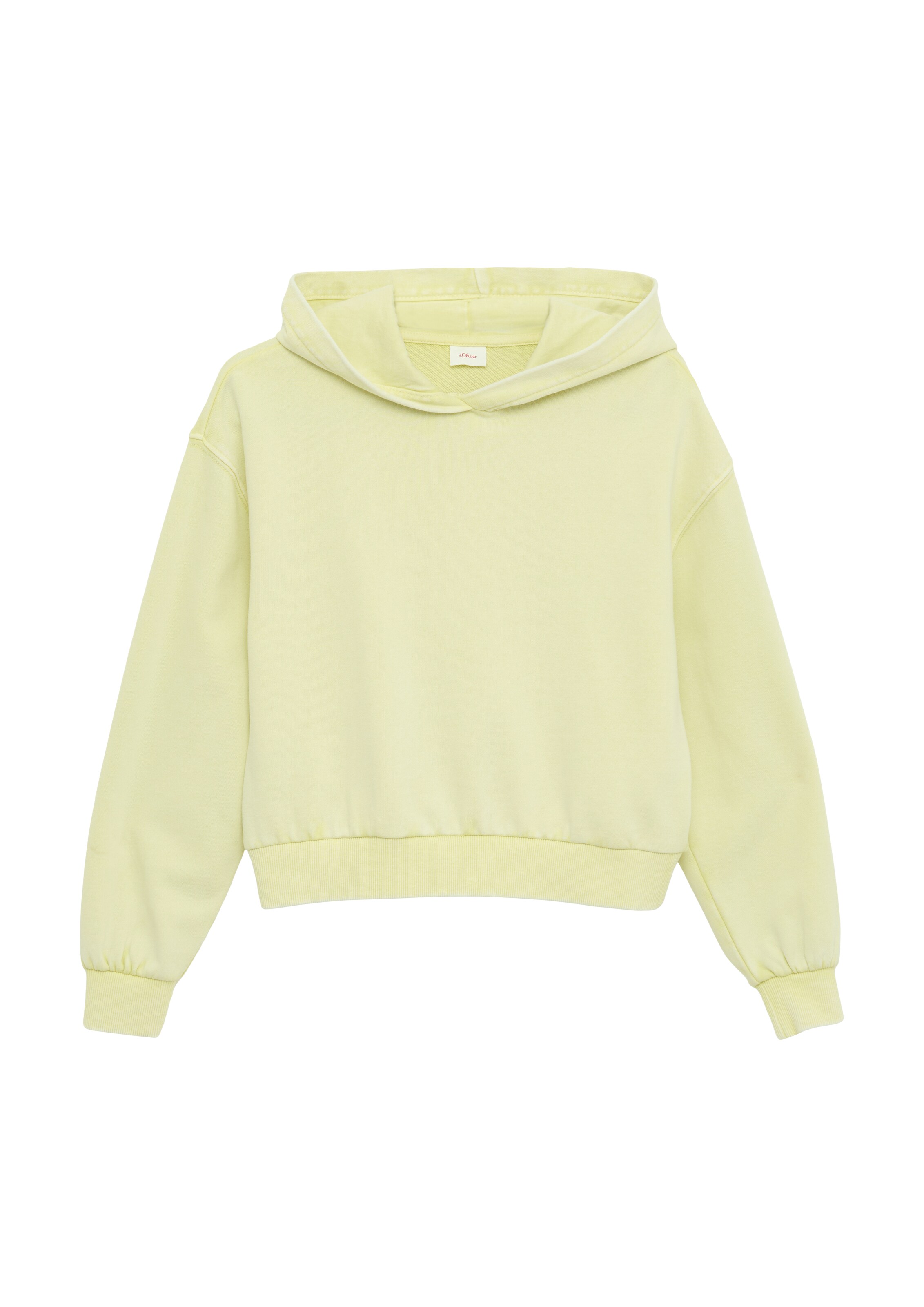s.Oliver Sweatshirt in Gelb: Vorderseite