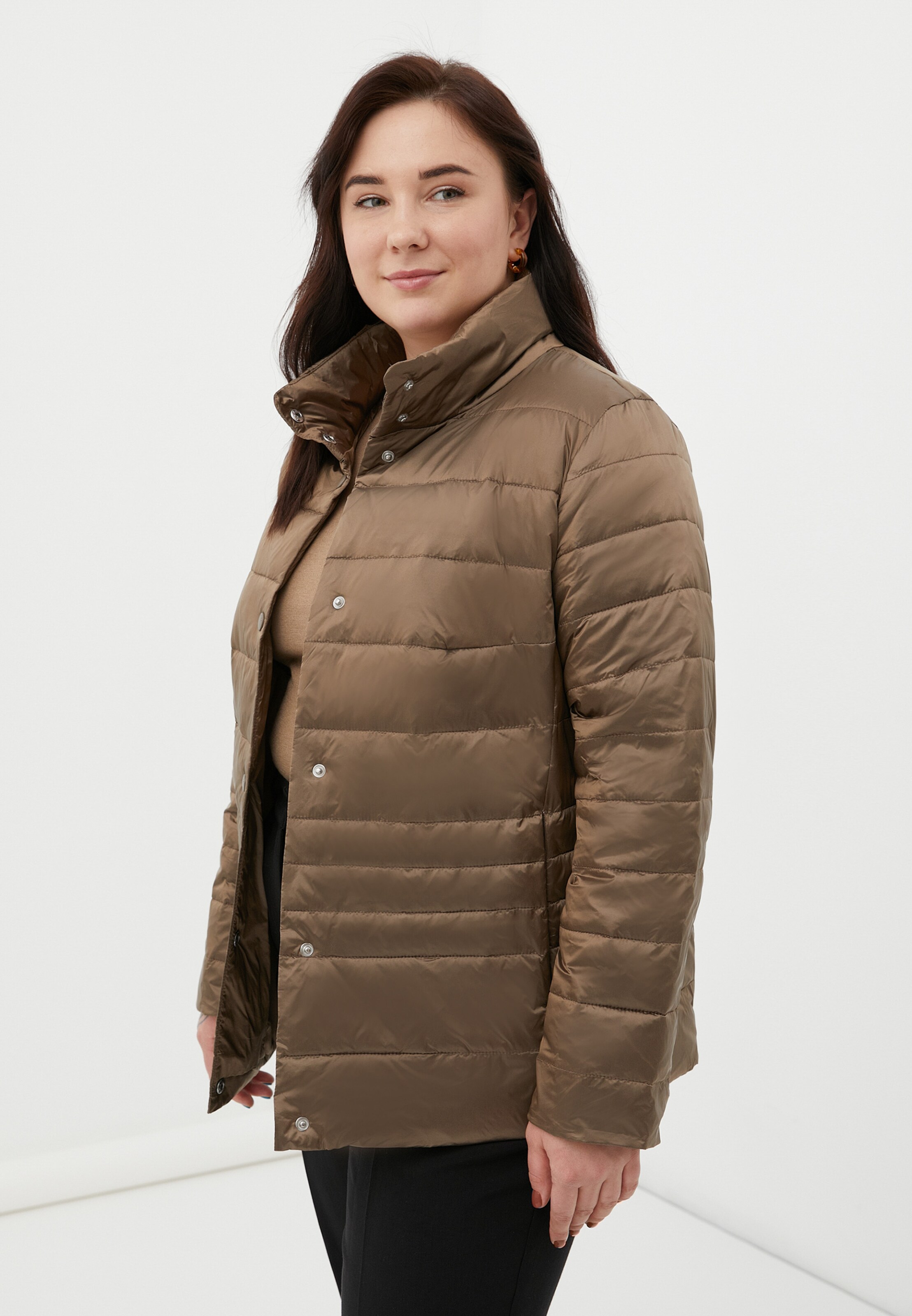 Frauen Jacken Finn Flare Steppjacke in Braun - SC44430 Frauen Jacken Finn Flare Steppjacke in Braun - SC44430